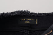 Sleek Black Denim Pants - Italian Couture Dolce & Gabbana