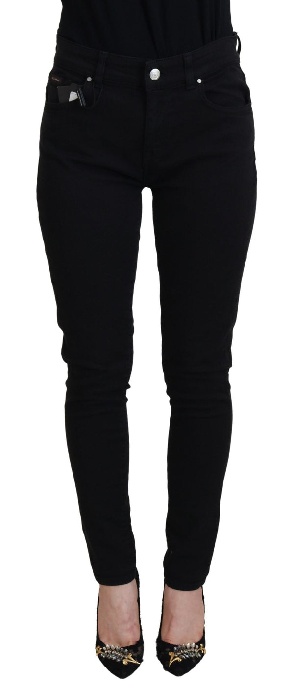 Elegant Black Denim Pants Dolce & Gabbana