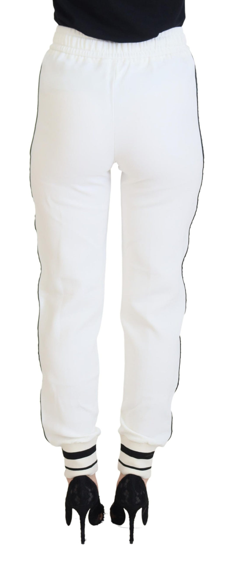 Chic White Jogger Pants for Elevated Comfort Dolce & Gabbana