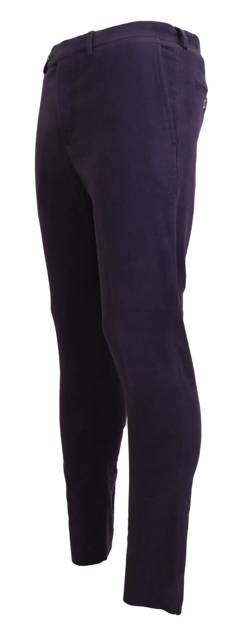 Elegant Purple Cotton Trousers BENCIVENGA