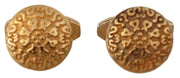 Elegant Gold Plated Brass Men's Cufflinks Dolce & Gabbana