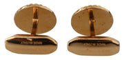 Elegant Gold Plated Brass Men's Cufflinks Dolce & Gabbana