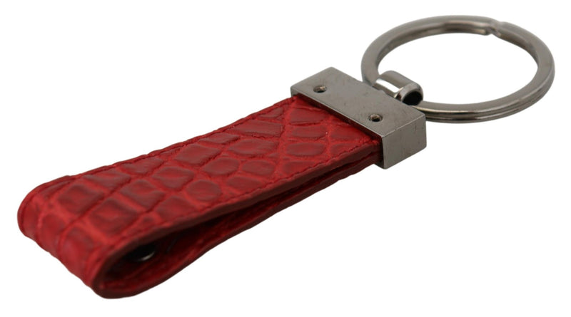 Chic Red Leather Keychain & Charm Accessory Dolce & Gabbana