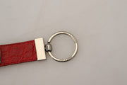 Chic Red Leather Keychain & Charm Accessory Dolce & Gabbana