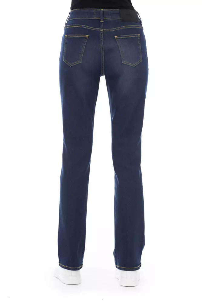 Blue Cotton Women's Jeans Baldinini Trend