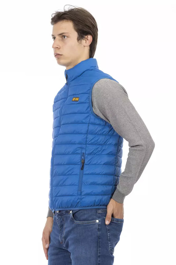 Blue Polyester Men Sleeveless Jacket Ciesse Outdoor