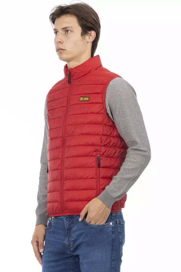 Red Polyester Men Jacket Ciesse Outdoor