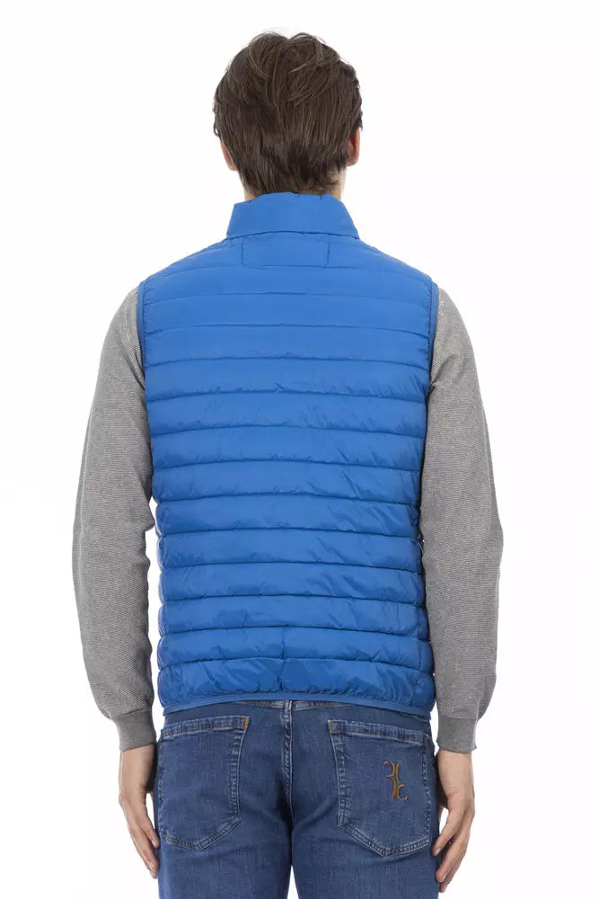 Blue Polyester Men Sleeveless Jacket Ciesse Outdoor