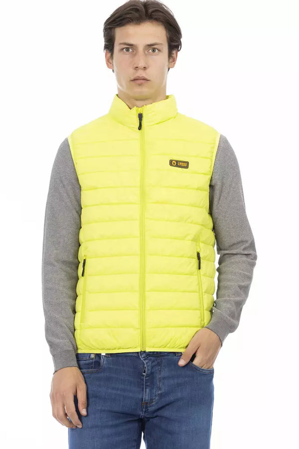 Yellow Polyester Men Sleeveless Jacket Ciesse Outdoor