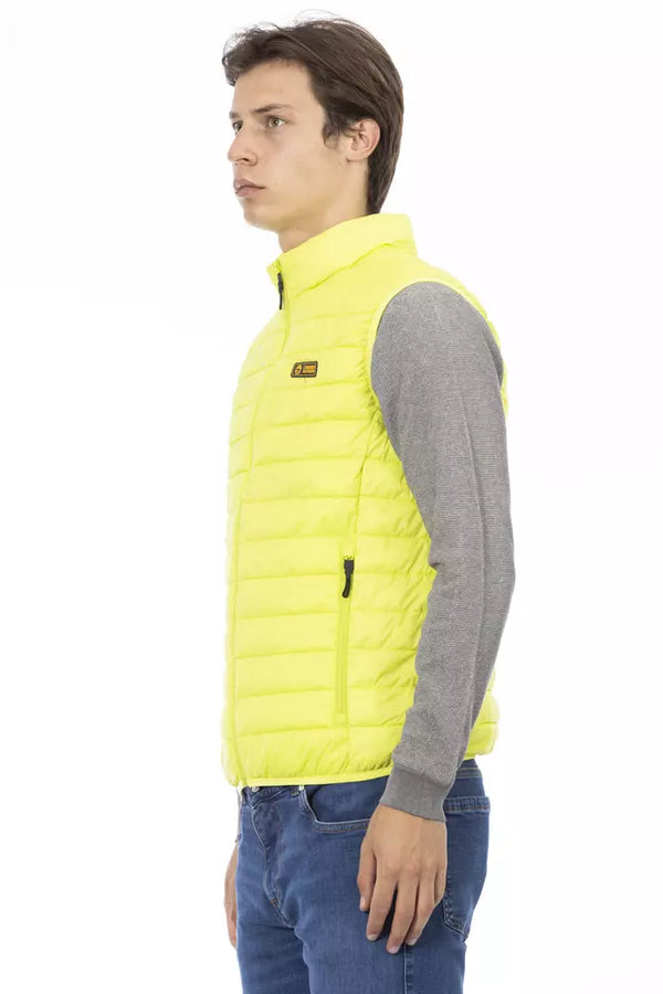 Yellow Polyester Men Sleeveless Jacket Ciesse Outdoor