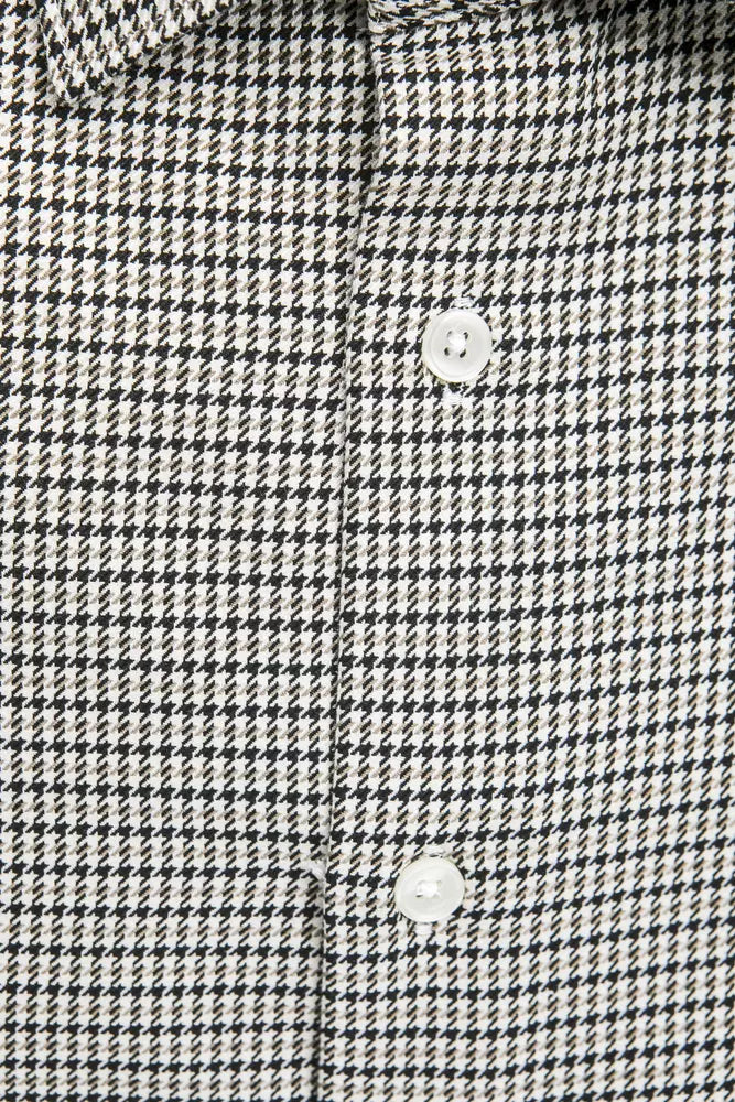 Beige Cotton Men Shirt Robert Friedman