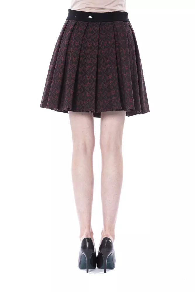 Brown Cotton Women Skirt BYBLOS