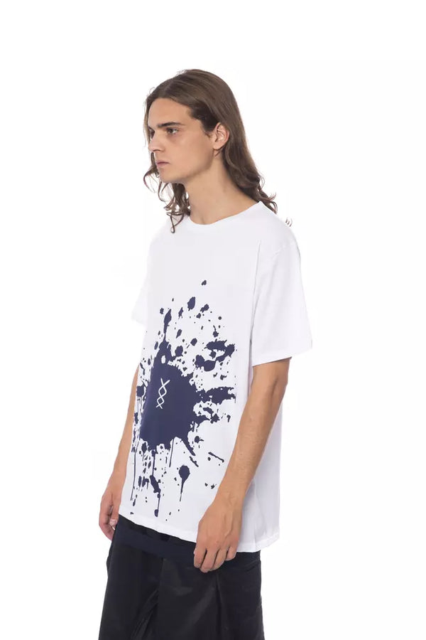 White Cotton Men T-Shirt Nicolo Tonetto