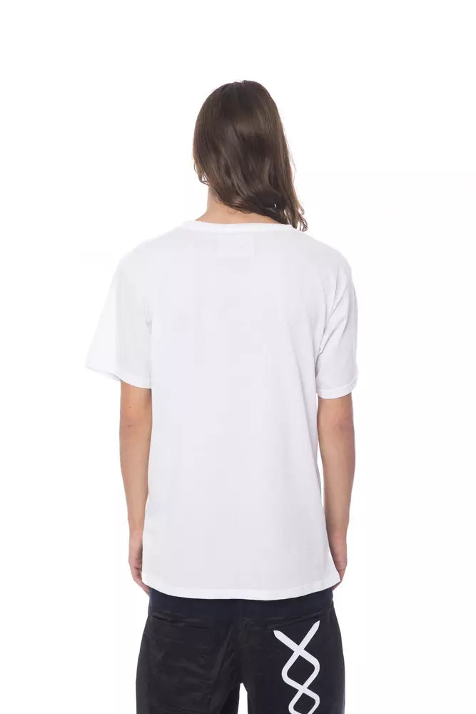 White Cotton Men T-Shirt Nicolo Tonetto