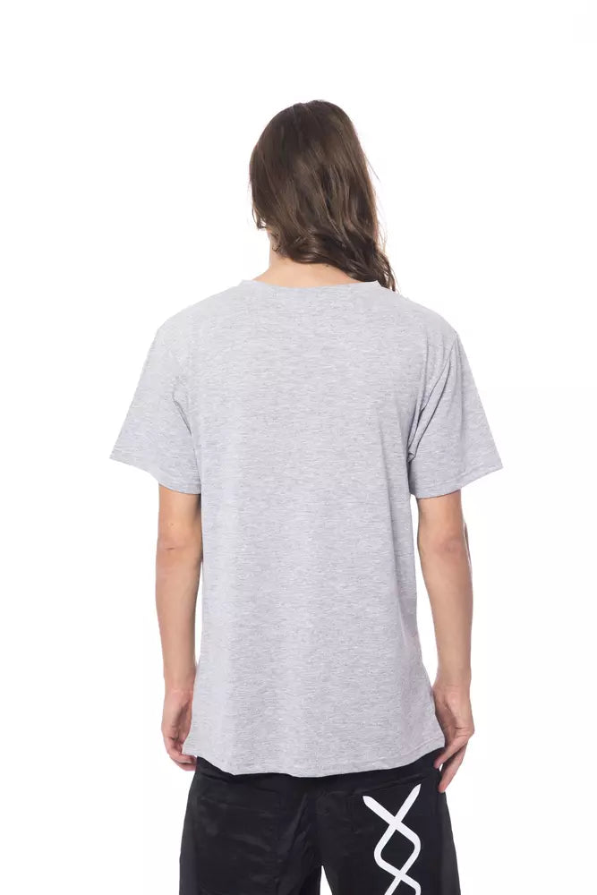 Gray Cotton Men T-Shirt Nicolo Tonetto