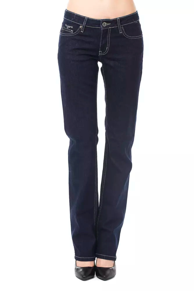 Blue Cotton Women Jeans Ungaro Fever