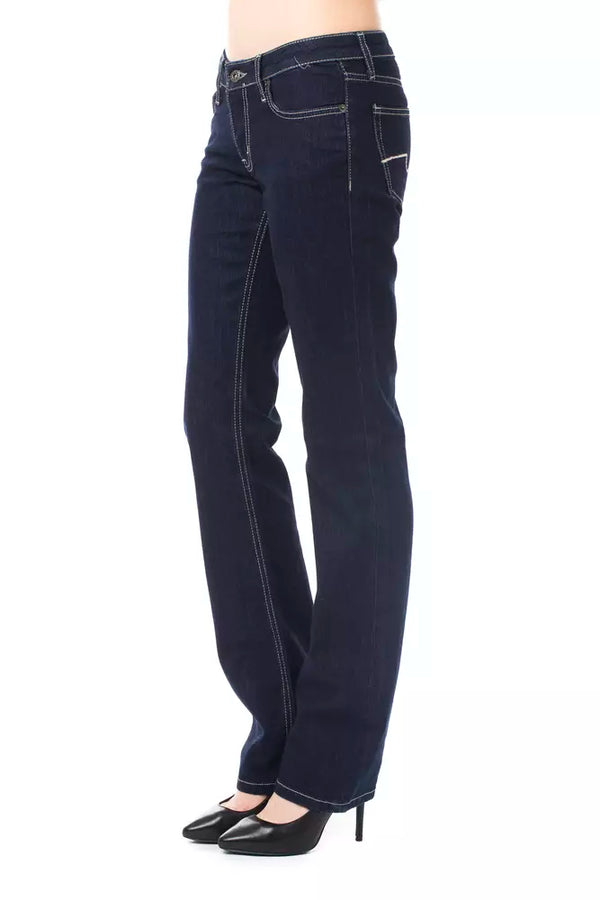 Blue Cotton Women Jeans Ungaro Fever