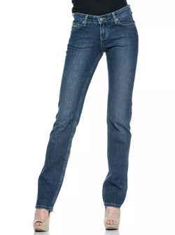 Blue Cotton Women Jeans Ungaro Fever