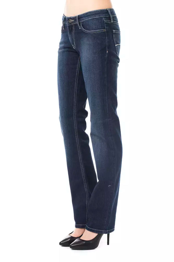 Blue Cotton Women Jeans Ungaro Fever