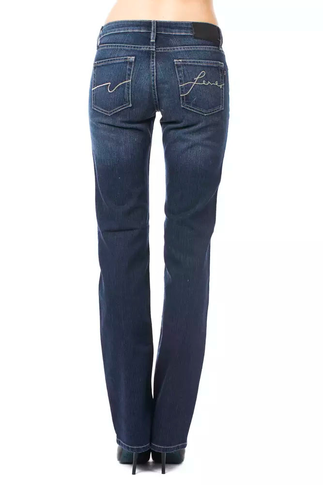 Blue Cotton Women Jeans Ungaro Fever