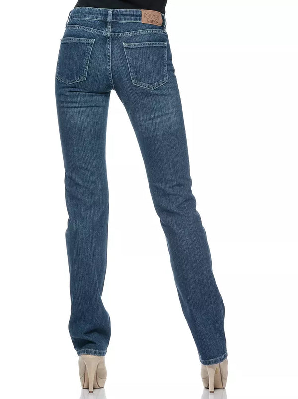 Blue Cotton Women Jeans Ungaro Fever