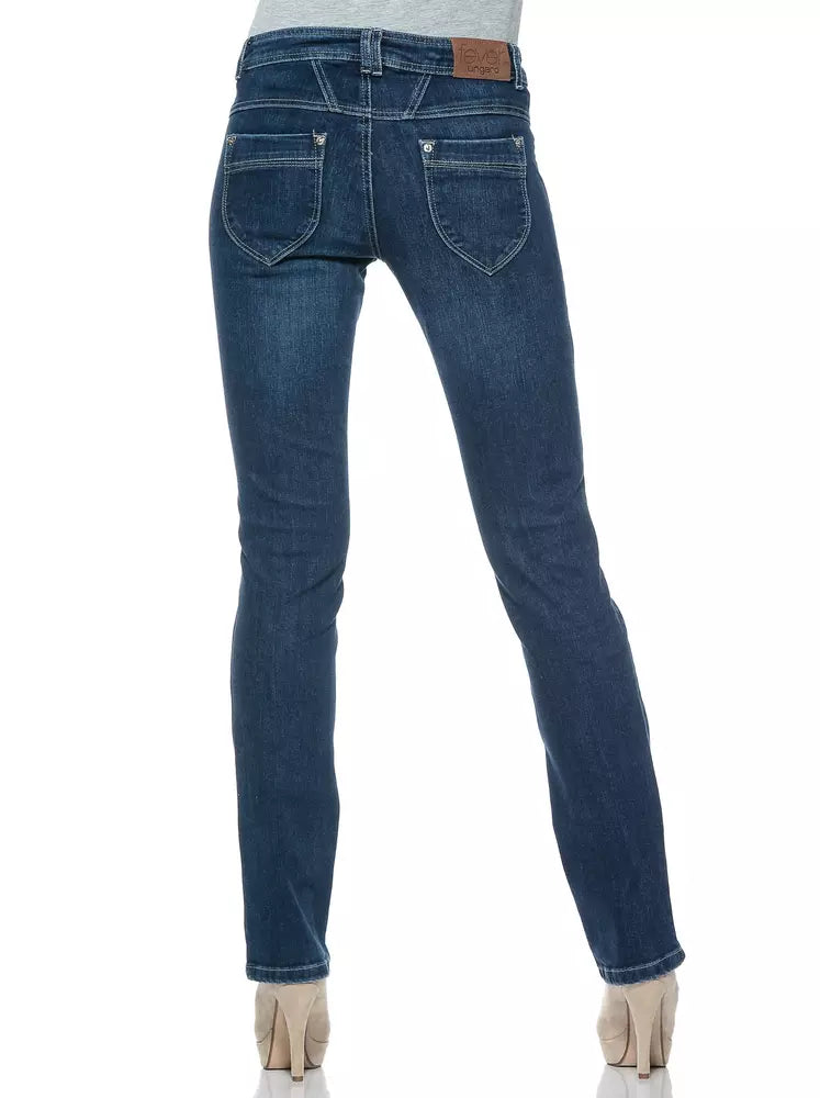 Blue Cotton Women Jeans Ungaro Fever