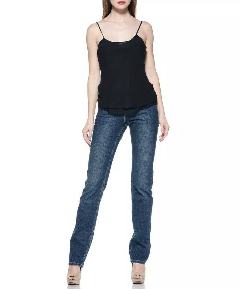 Blue Cotton Women Jeans Ungaro Fever