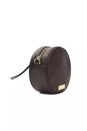 Brown Leather Women Crossbody Bag Pompei Donatella