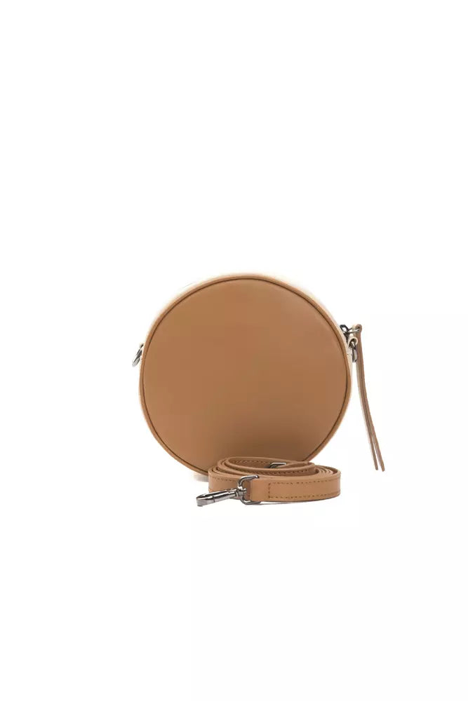 Brown Leather Women Crossbody Pompei Donatella