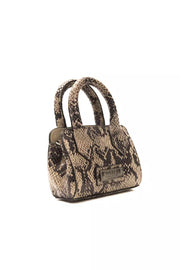 Brown Leather Women Handbag Pompei Donatella