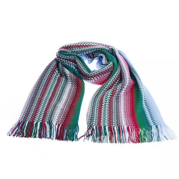 Multicolor Wool Men Scarf Missoni