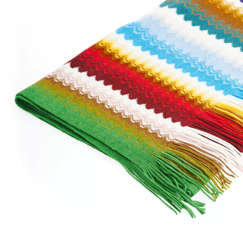 Multicolor Wool Women Scarf Missoni