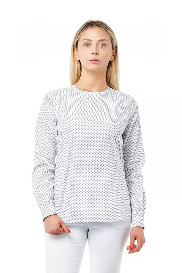 White Cotton Women Shirt Bagutta