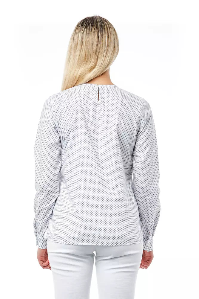 White Cotton Women Shirt Bagutta