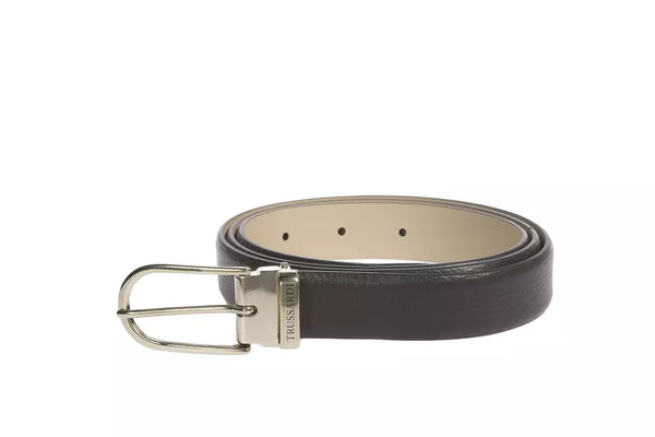 Brown Leather Women Belt Trussardi