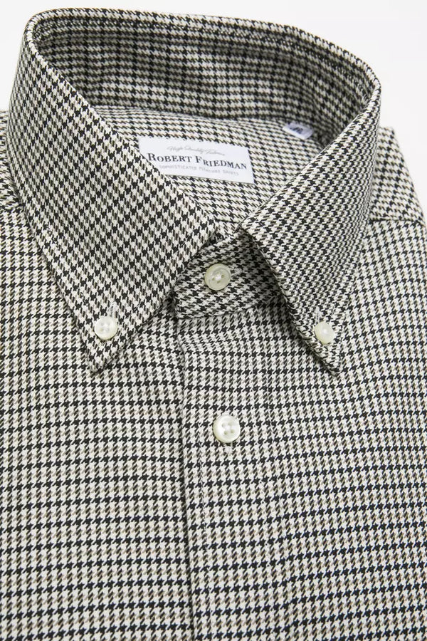 Beige Cotton Men Shirt Robert Friedman