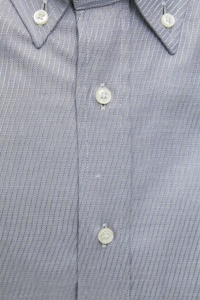 Beige Cotton Men Shirt Robert Friedman