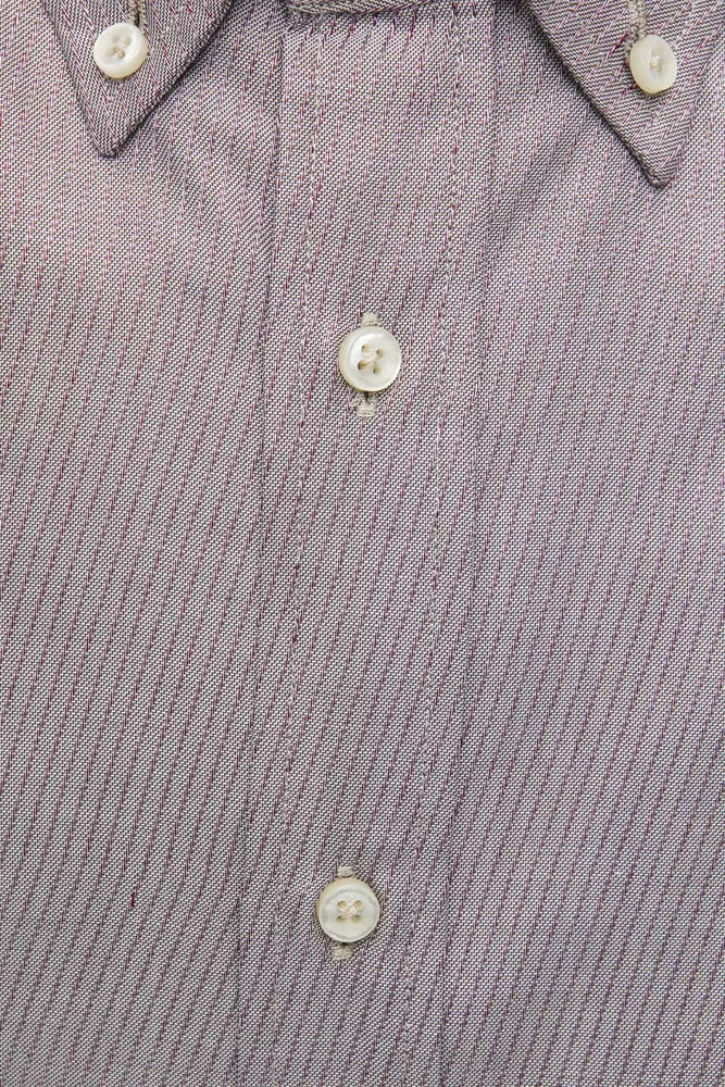 Beige Cotton Men Shirt Robert Friedman