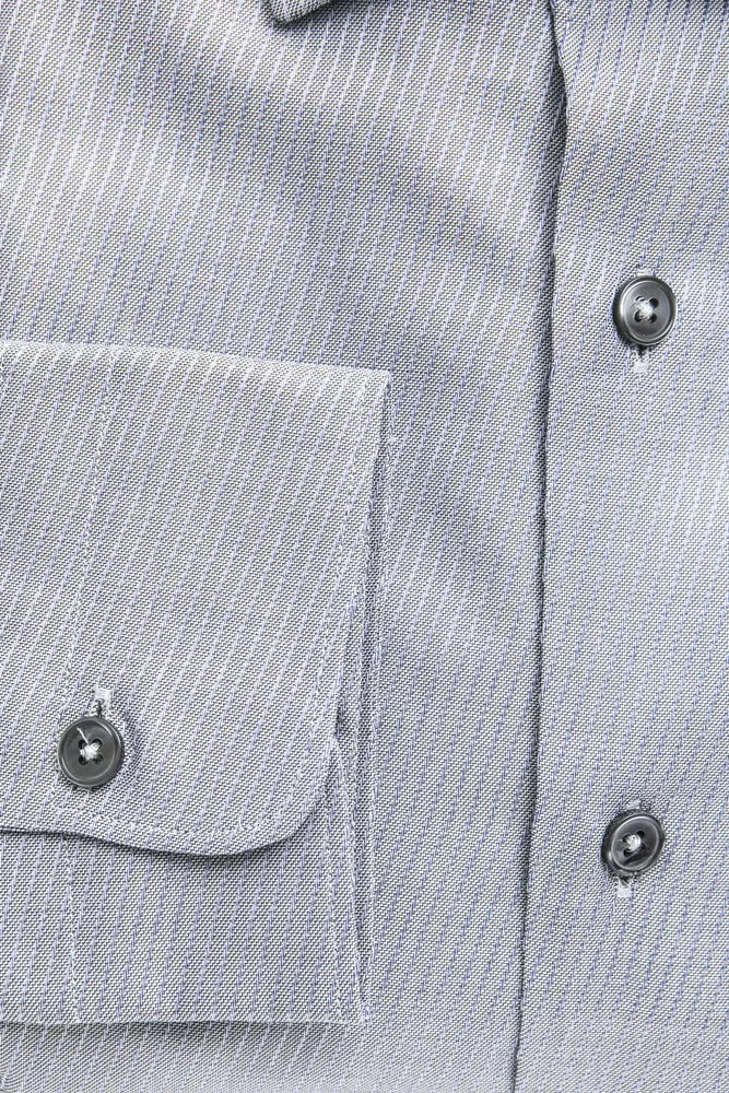 Beige Cotton Men Shirt Robert Friedman