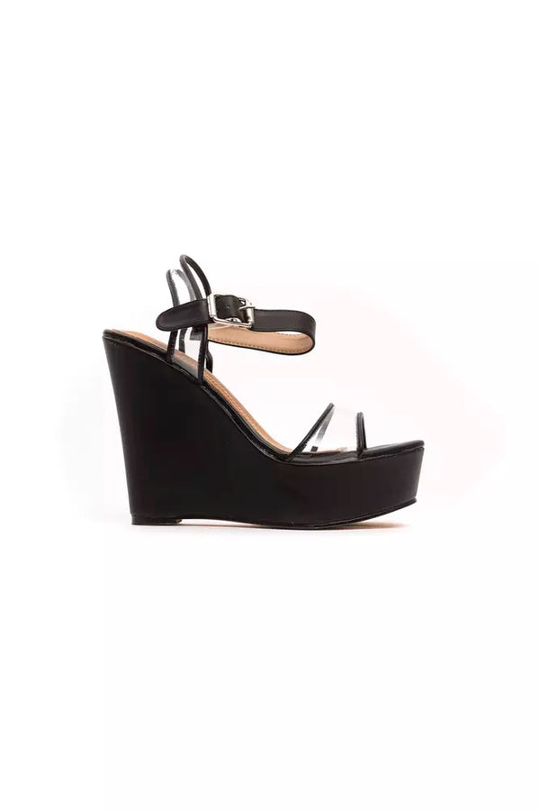 Black Polyethylene Women Sandal Péché Originel