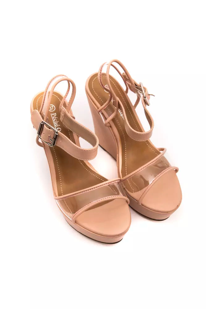 Beige Polyethylene Women Sandal Péché Originel