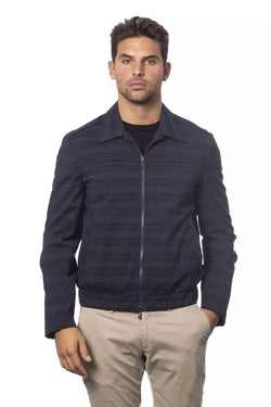 Blue Wool Men Jacket Verri