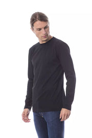 Black Cotton Men T-Shirt Verri