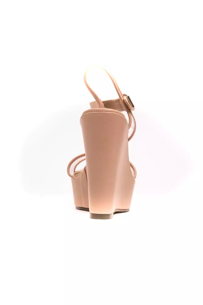 Beige Polyethylene Women Sandal Péché Originel