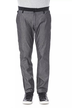 Black Cotton Men Pant Verri