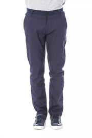 Blue Polyester Men Pant Verri