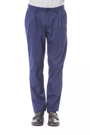 Blue Cotton Men's Chino Pants Verri