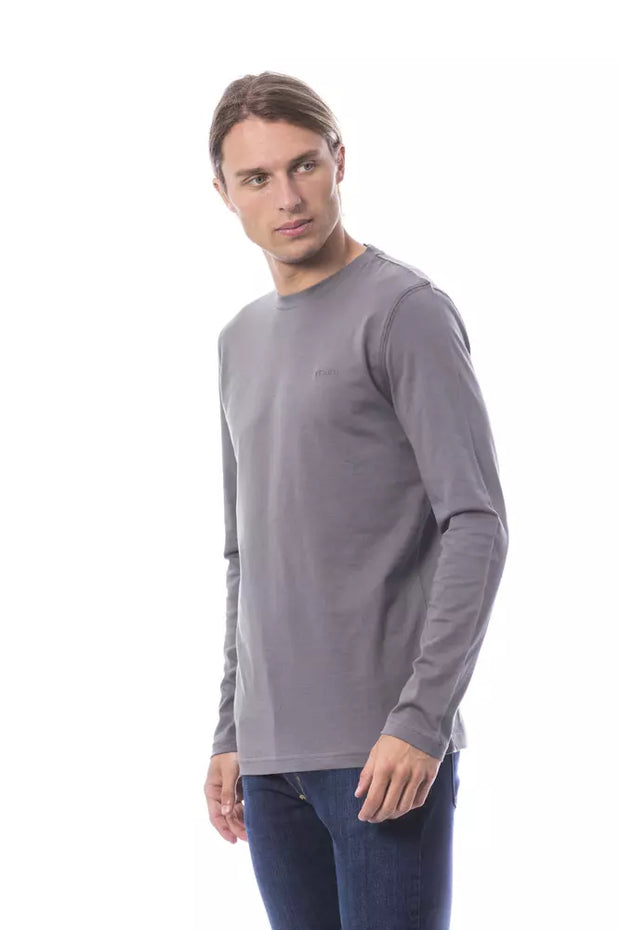 Gray Cotton Mens TShirt Verri