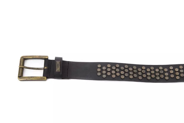 Black Leather Women Belt BYBLOS