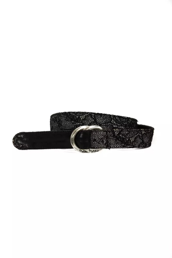 Black Wool Women Belt BYBLOS